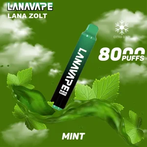 【17種口味】LANA ZOLT 8000口 一次性電子煙|大容量抛棄式 - 薄荷