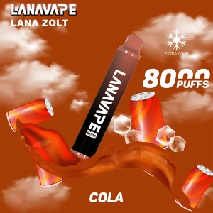 【17種口味】LANA ZOLT 8000口 一次性電子煙|大容量抛棄式 - 可樂