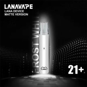 【7色可選】LANA電子菸霧化器 通用一代煙彈 霧面主機 - 霜白