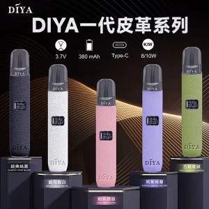 【5色可選】DIYA 叮啞皮革主機 適配一代煙彈 小煙主機