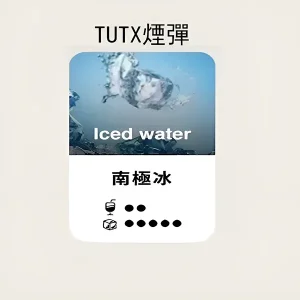 【24種口味】TUTX煙彈|TUT通用透明煙彈|適配SP2/LANA/ILIA一代主機|三顆替換裝 - 南極冰