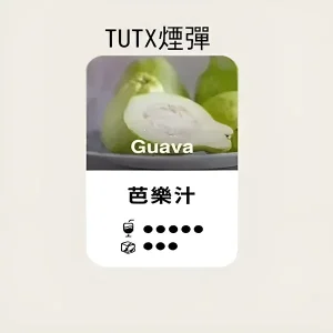 【24種口味】TUTX煙彈|TUT通用透明煙彈|適配SP2/LANA/ILIA一代主機|三顆替換裝 - 芭樂