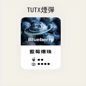 【24種口味】TUTX煙彈|TUT通用透明煙彈|適配SP2/LANA/ILIA一代主機|三顆替換裝 - 藍莓