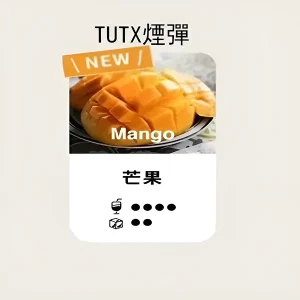 【24種口味】TUTX煙彈|TUT通用透明煙彈|適配SP2/LANA/ILIA一代主機|三顆替換裝 - 芒果