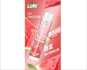  【16種口味】辣妹LIMI 8000口大容量拋棄式一次性電子煙 - 西瓜