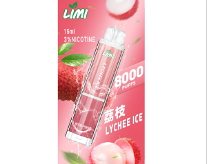  【16種口味】辣妹LIMI 8000口大容量拋棄式一次性電子煙 - 荔枝