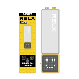 【12種口味】Relx Creator 積木系列 18000puffs煙彈 - 積木主機黃色