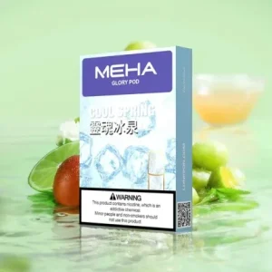 【25種口味】MEHA煙彈｜魅嗨一代煙彈|適配1代電子煙主機 3枚入 - 灵魂冰泉