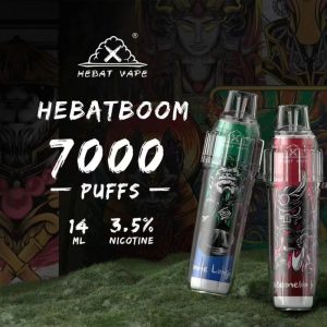 【12種口味】Hebat喜貝7000口一次性拋棄式電子煙