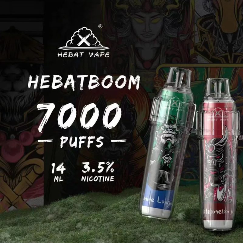 【12種口味】Hebat喜貝7000口一次性拋棄式電子煙