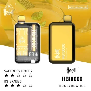 【16種口味】HEBAT喜貝10000口一次性拋棄式電子煙 - 蜜瓜