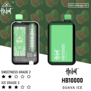【16種口味】HEBAT喜貝10000口一次性拋棄式電子煙 - 芭樂