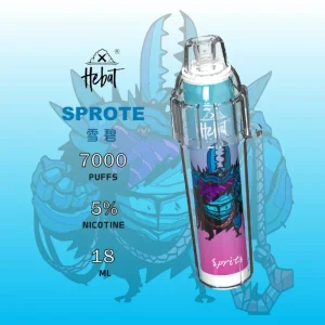 【12種口味】Hebat喜貝7000口一次性拋棄式電子煙 - 雪碧