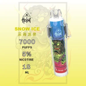【12種口味】Hebat喜貝7000口一次性拋棄式電子煙 - 深海冰泉