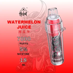 【12種口味】Hebat喜貝7000口一次性拋棄式電子煙 - 西瓜汁