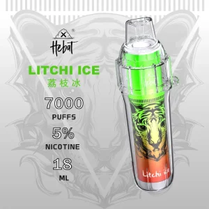 【12種口味】Hebat喜貝7000口一次性拋棄式電子煙 - 荔枝冰